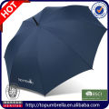Parapluie de parapluie de golf couleur bleu coupe-vent